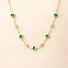 Elegant Gold Necklace with Subtle Flower