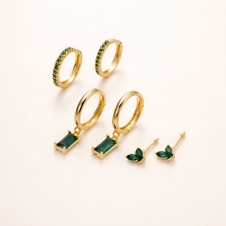Elegant Gold Earrings with Refined Details
