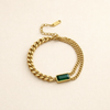 Elegant Gold Bracelet with Refined Details