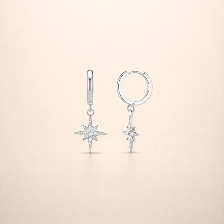 Elegant White Gold Earrings with Refined Details