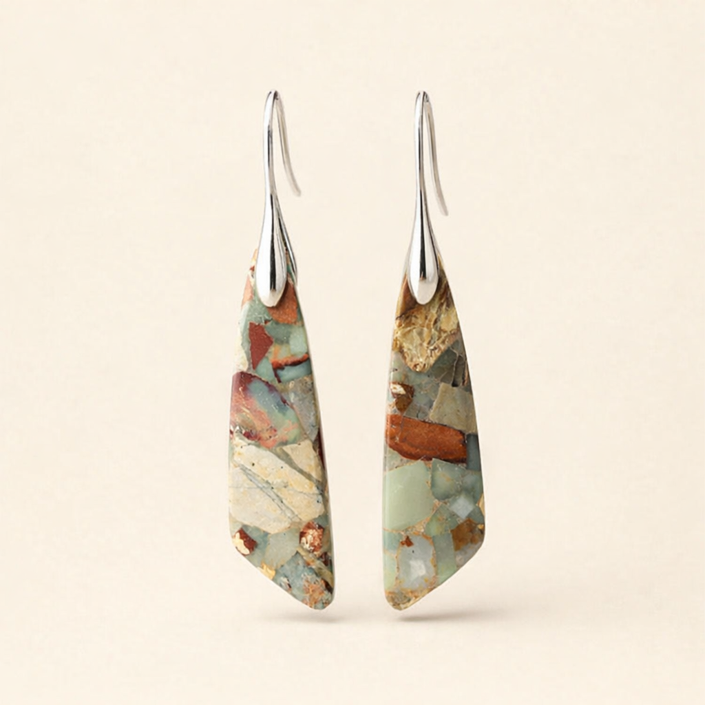 Elegant Natural Stone Earrings