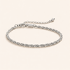 Refined silver bracelet with an elegant design