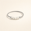 Elegant silver ring with classic freshwater pearl