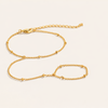 Elegant silver bracelet with refined details