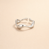 Waves - Silver Ring