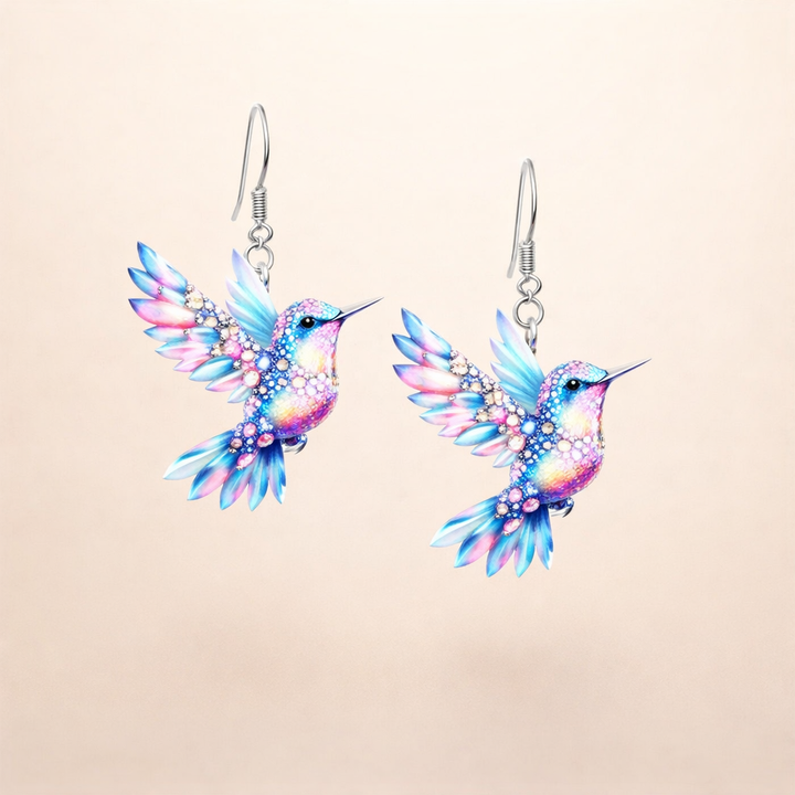 Hummingbird Dangle Earrings