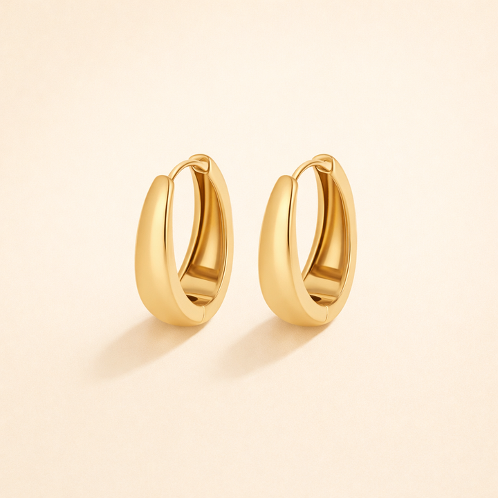 Valentina Gold Hoop Earrings