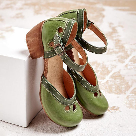 Verona Retro Heel Sandals