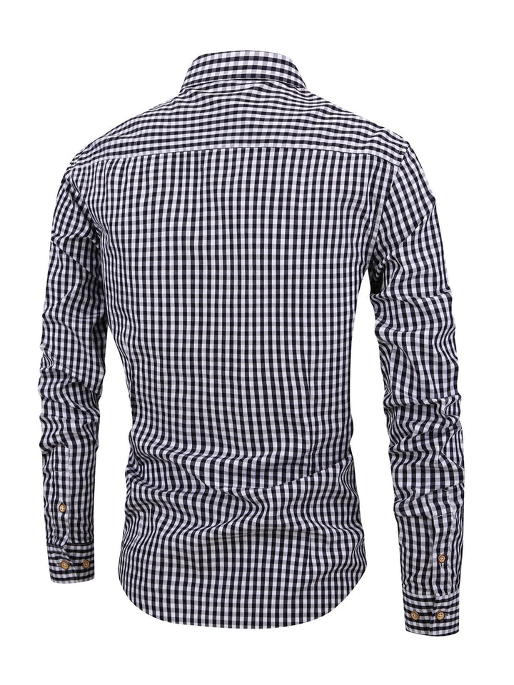Men's Checked Shirt with Comfortable Fit – Jules