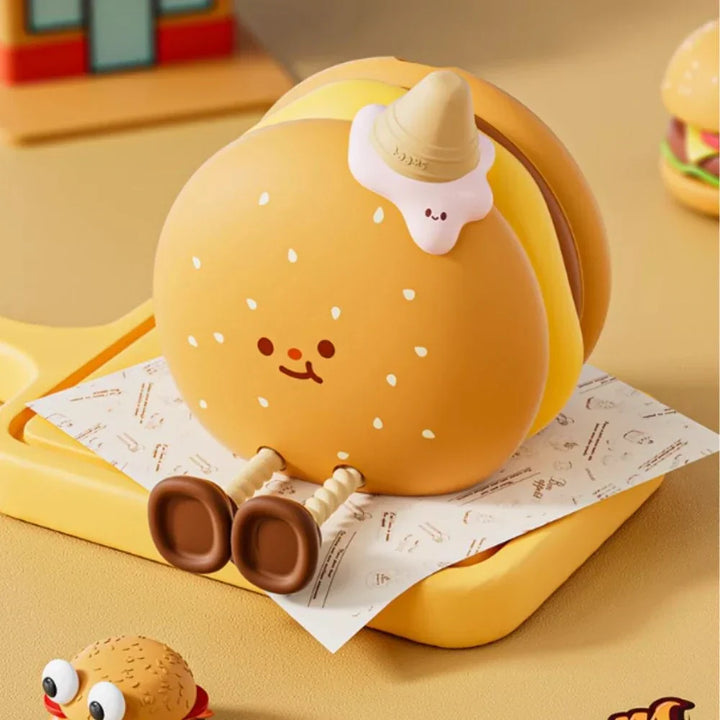 Cute Character Bedside Night Light Touch Control Rechargeable Lamp