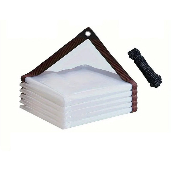 Clear Weatherproof Tarpaulin for Garden, Patio and Outdoor Areas