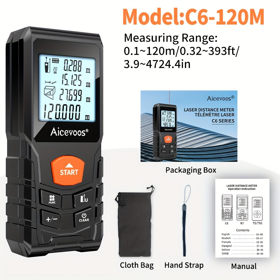 Compact Laser Measure – Precise and Rugged Measuring Tool