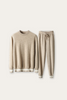 Light Brown Cashmere Merino Set – Alessio