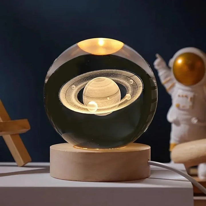 3D Celestial Planet Night Light USB Powered LED Lamp