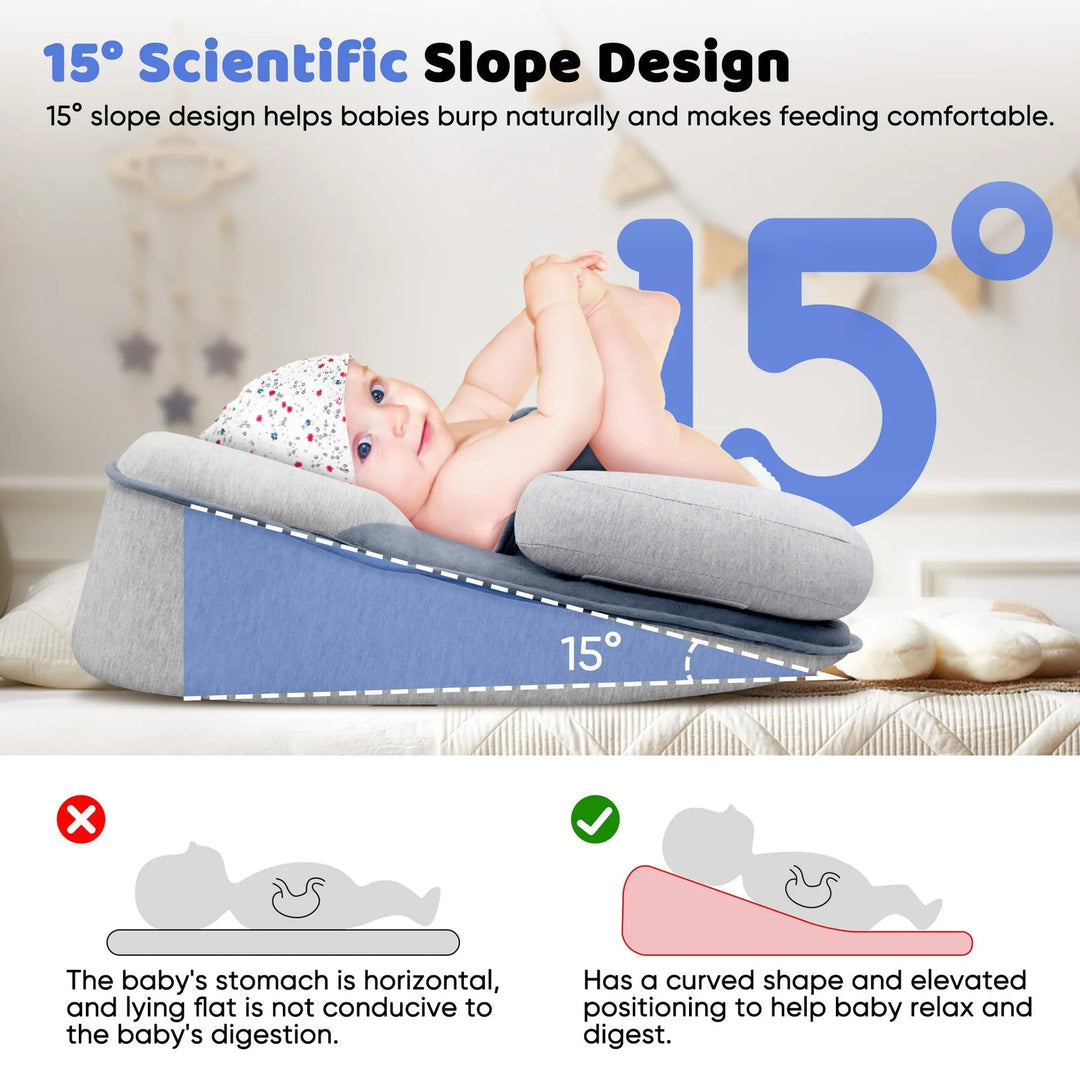 Elevated Anti-Reflux Baby and Infant Bed