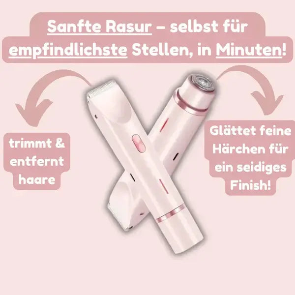 2-in-1 Women's Razor for Smooth, Gently Cared-for Skin