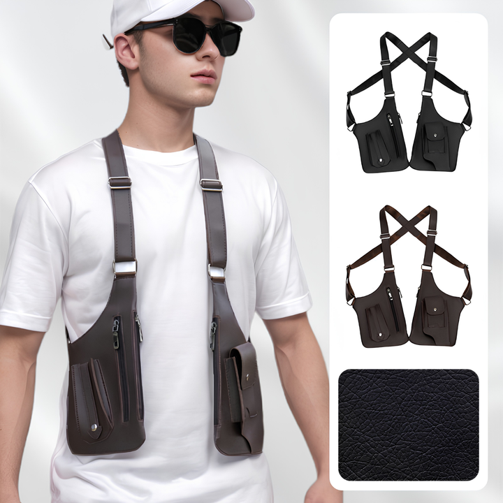 Anti-theft men's shoulder bag