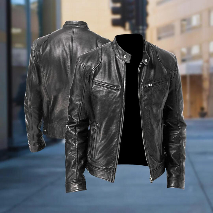 Men's Leather Jacket – Elegant, Durable Jacket in a Modern Style