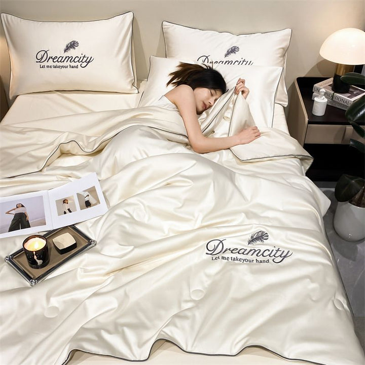FrostEase Premium Cooling Bedding | Light, Breathable, Machine-Washable Sleep Solution