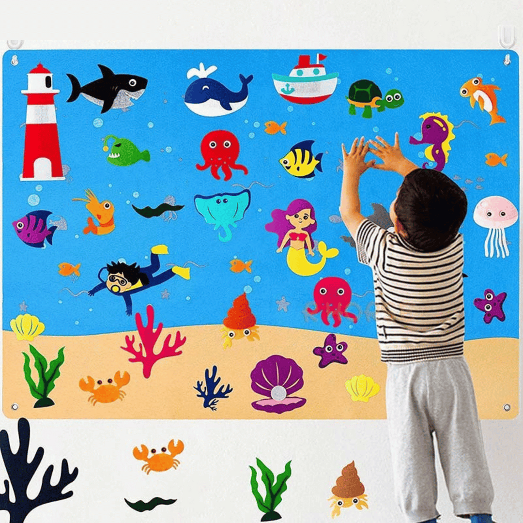 Felt Play Mat for Children - FeltAdventure