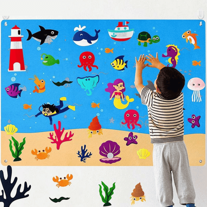 Felt Play Mat for Children - FeltAdventure