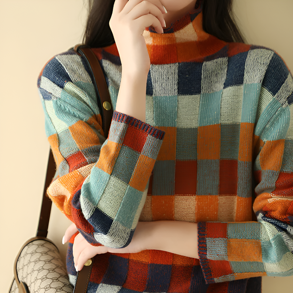 Luxurious High Neck fine wool Sweater