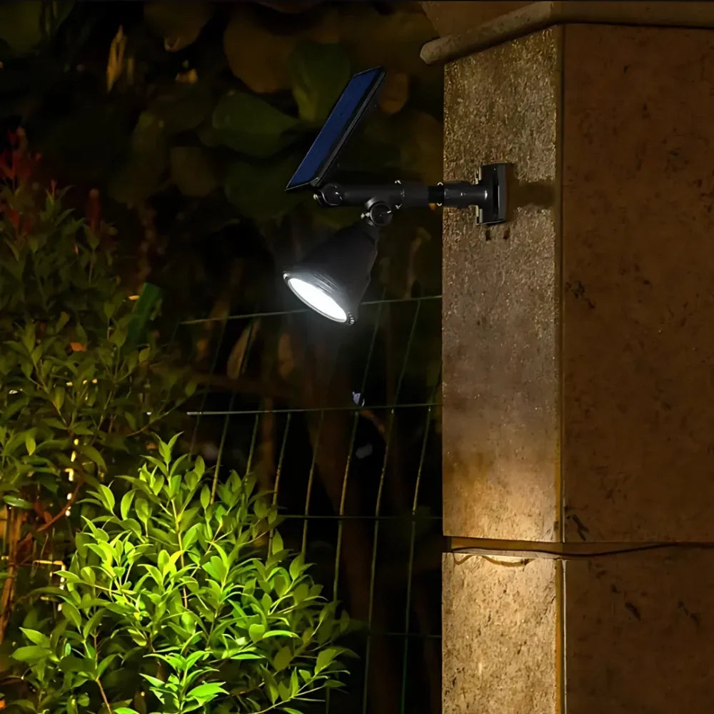 Weather‑Resistant Solar Floodlight Adjustable LED for Pathways