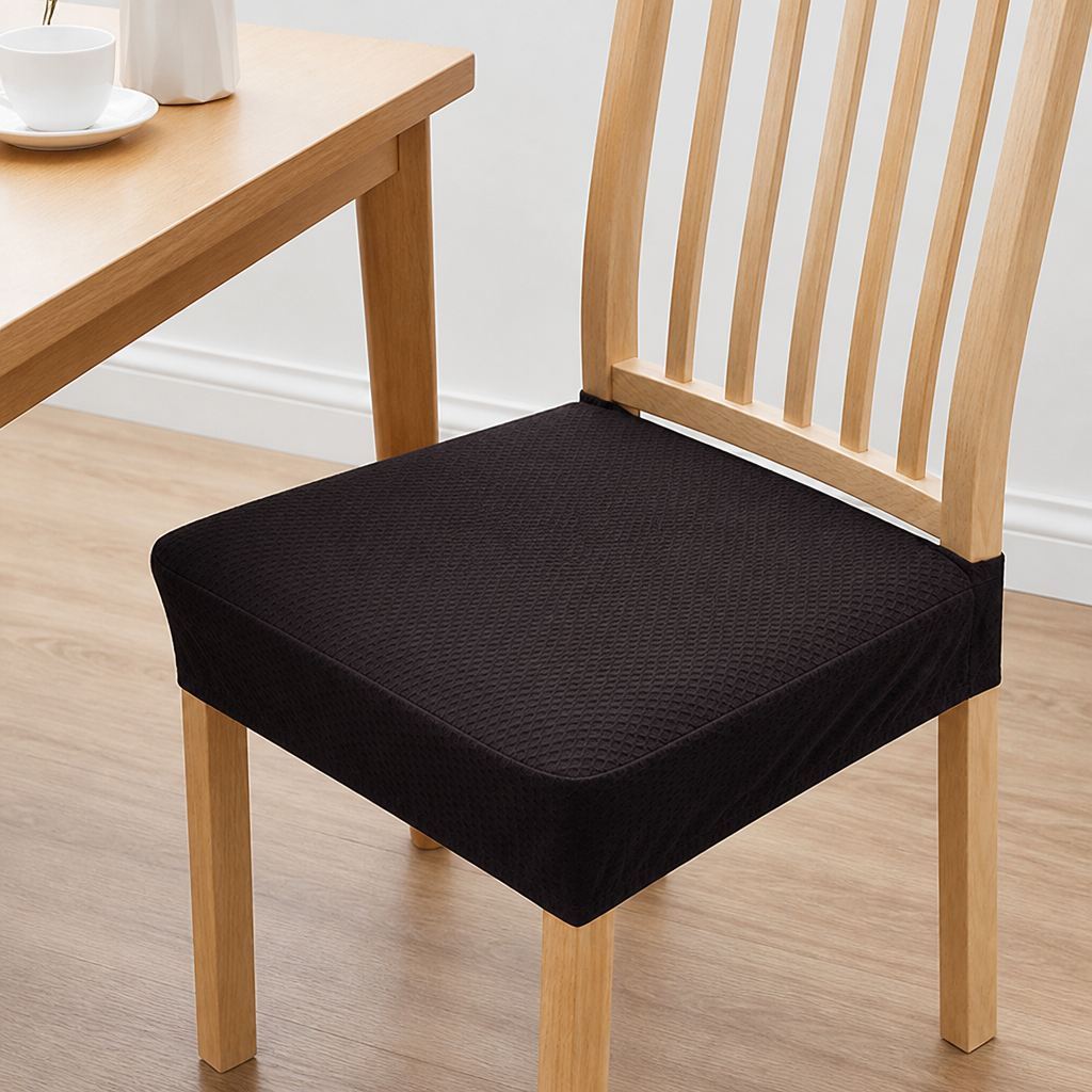 Waterproof Stretch Woven Chair Covers, Non-Slip Jacquard Polyester