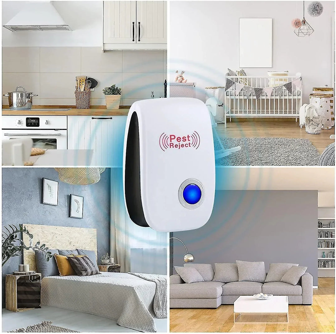 EcoShield Ultrasonic Pest Repeller | Chemical-Free Protection Against Insects and Rodents