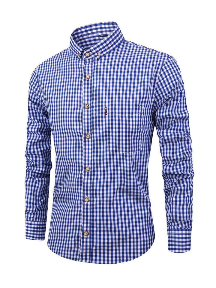 Men's Checked Shirt with Comfortable Fit – Jules