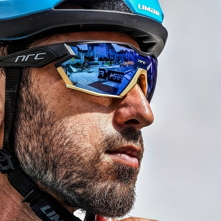 Polycarbonate Cycling Glasses with 3 Lenses – Windproof Glasses for Cycling, Running and Outdoor Activities