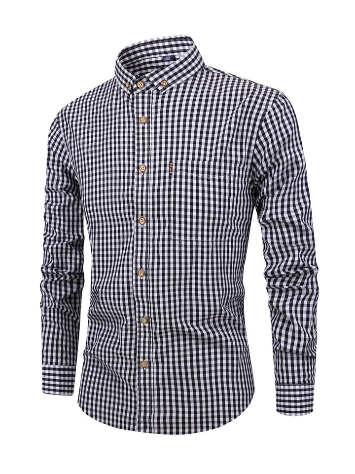 Men's Checked Shirt with Comfortable Fit – Jules