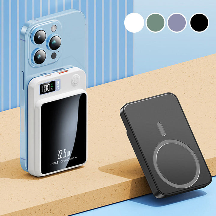 20,000 mAh Portable Charger with 22.5W Fast Charging and 15W Wireless Qi Charging