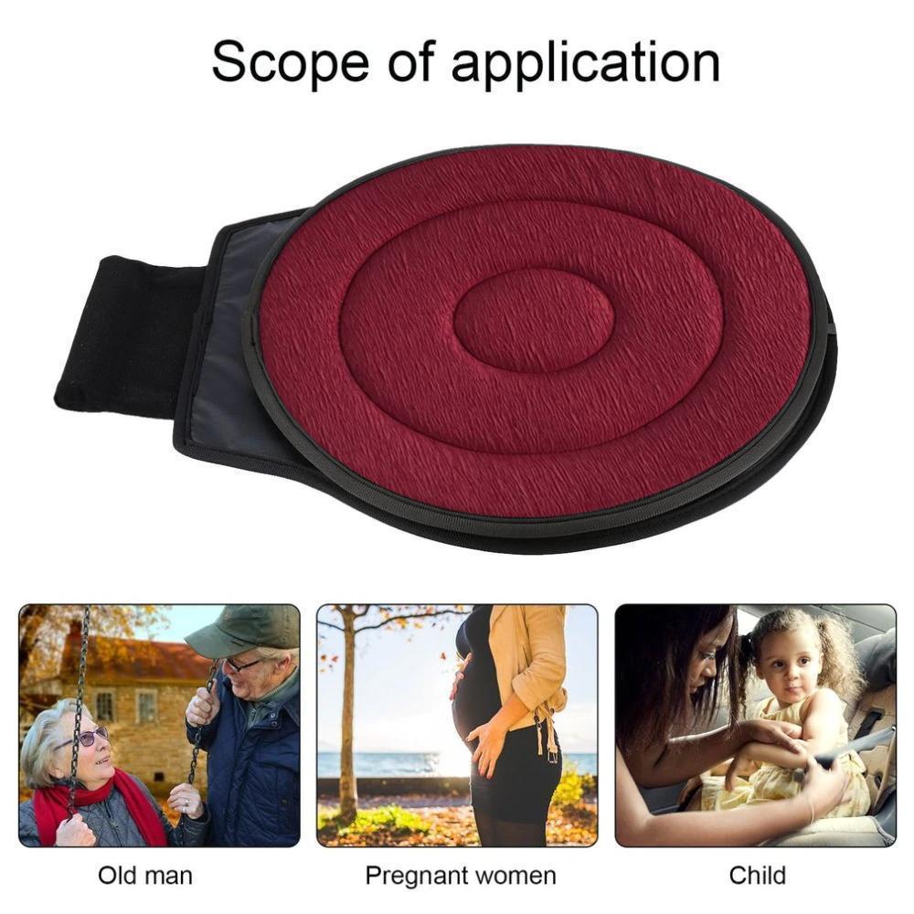 Rotaseat 360° Swivel Cushion | Ergonomic & Non-Slip | For Car, Office & Home | Back-Saving & Comfortable