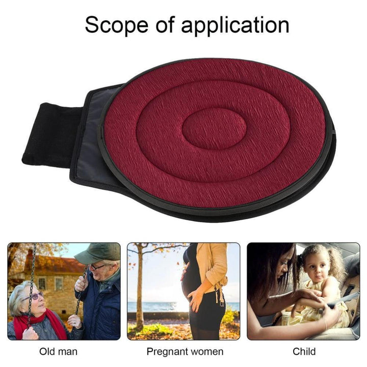 Rotaseat 360° Swivel Cushion | Ergonomic & Non-Slip | For Car, Office & Home | Back-Saving & Comfortable