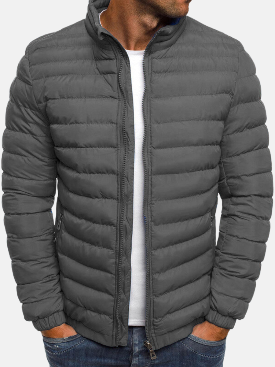 Men's Quilted Jacket with Fitted Cut – Dorian