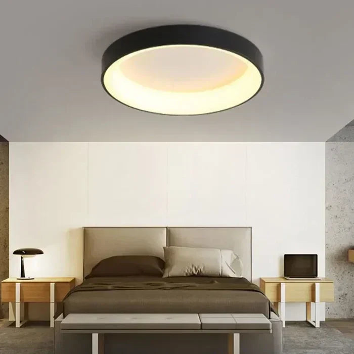 Round LED Ceiling Light – Scandinavian Style, Long-Lasting & Atmospheric Light for Your Home