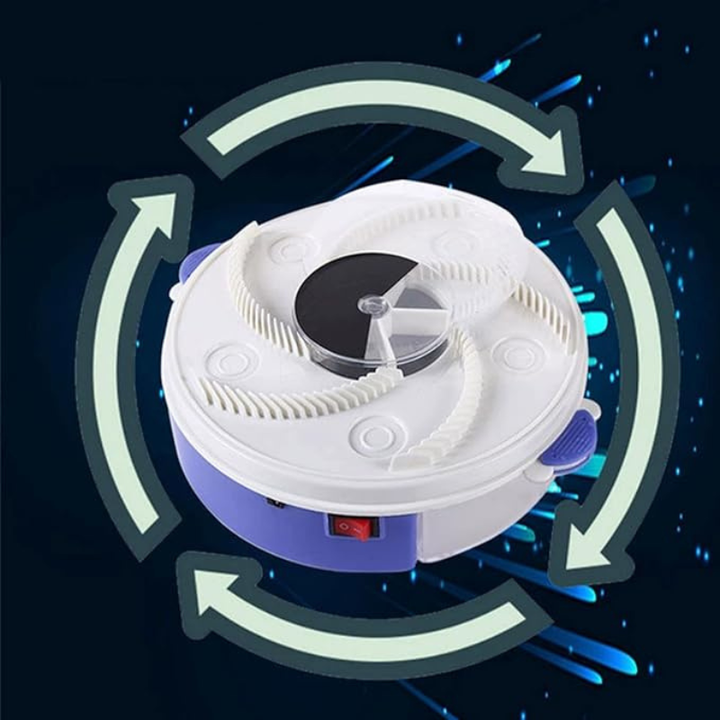 InsektoSilent Fly Trap with Rotation & Bait Chambers | Silent & Eco-Friendly | For Indoor & Outdoor Use
