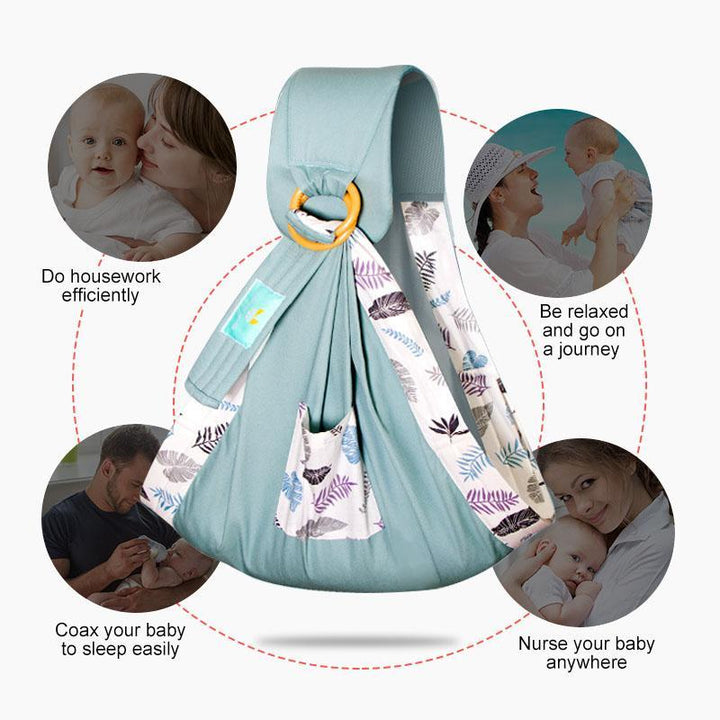 Multifunctional Baby Carrier with Nursing Function in Cotton – 0 to 36 Months