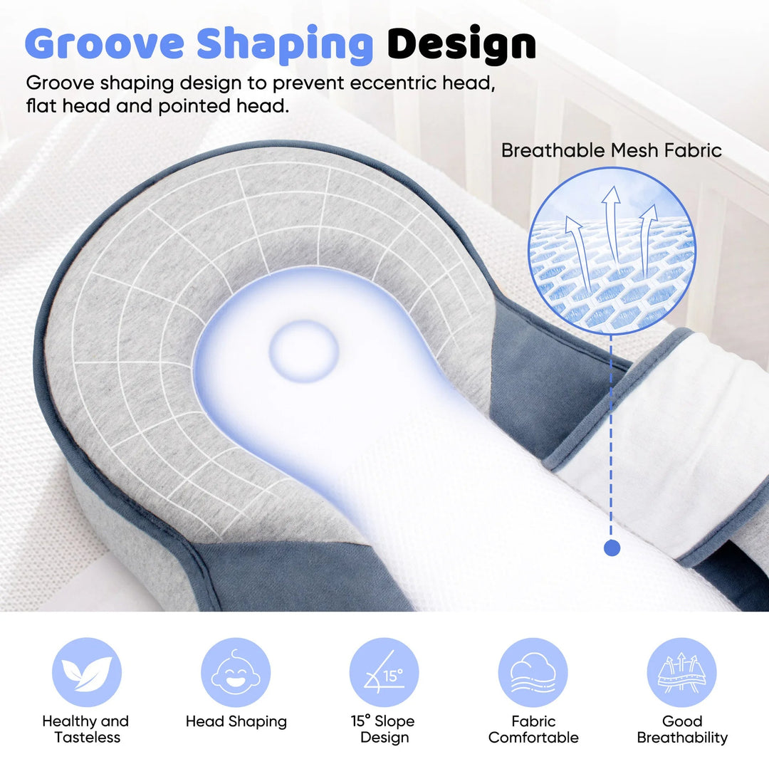 Elevated Anti-Reflux Baby and Infant Bed