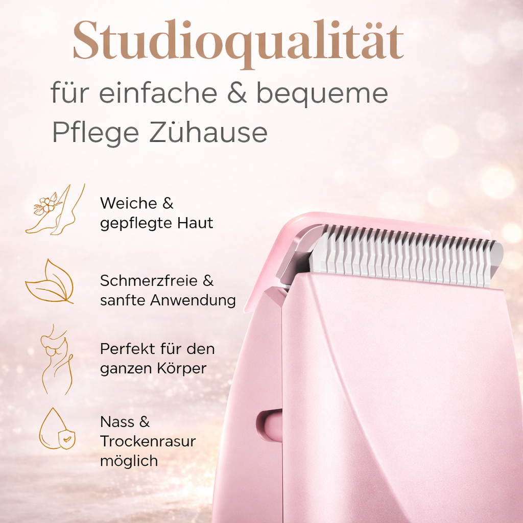 Women's Electric Bikini Trimmer – Cordless, Waterproof Shaver for Sensitive Skin