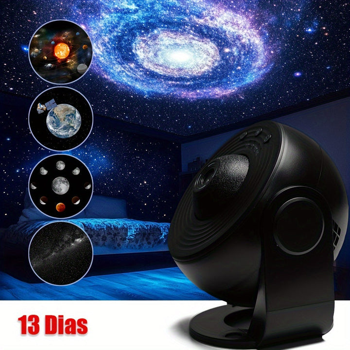 Galaxy Star Projector – Impressive LED Space Projection with Timer Function
