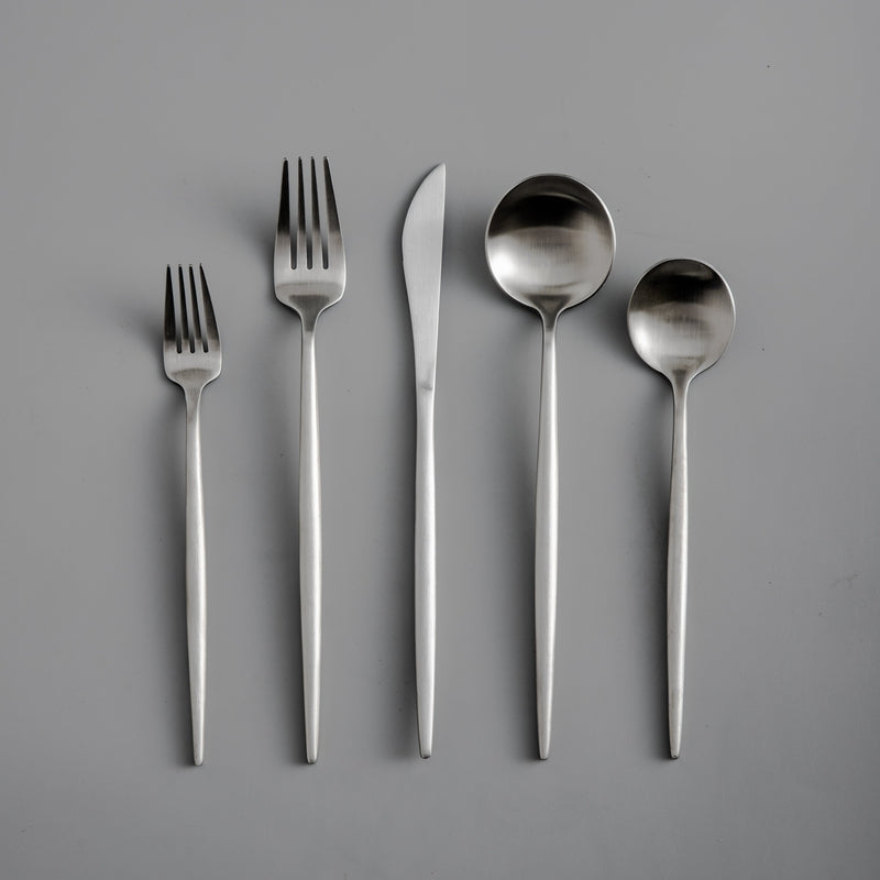 Luxe Stainless Steel Cutlery Set – Gold Design | 24 Pieces / 48 Pieces
