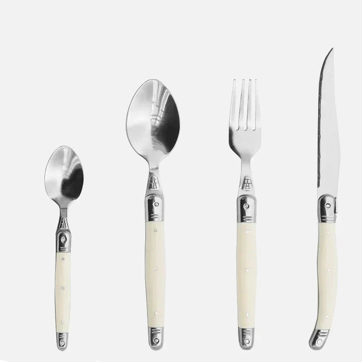 IvoryElegance – Luxury Laguiole Cutlery Set with Timeless Style