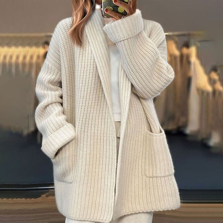 Women's Soft Knit Cardigan – Casual for Autumn and Winter
