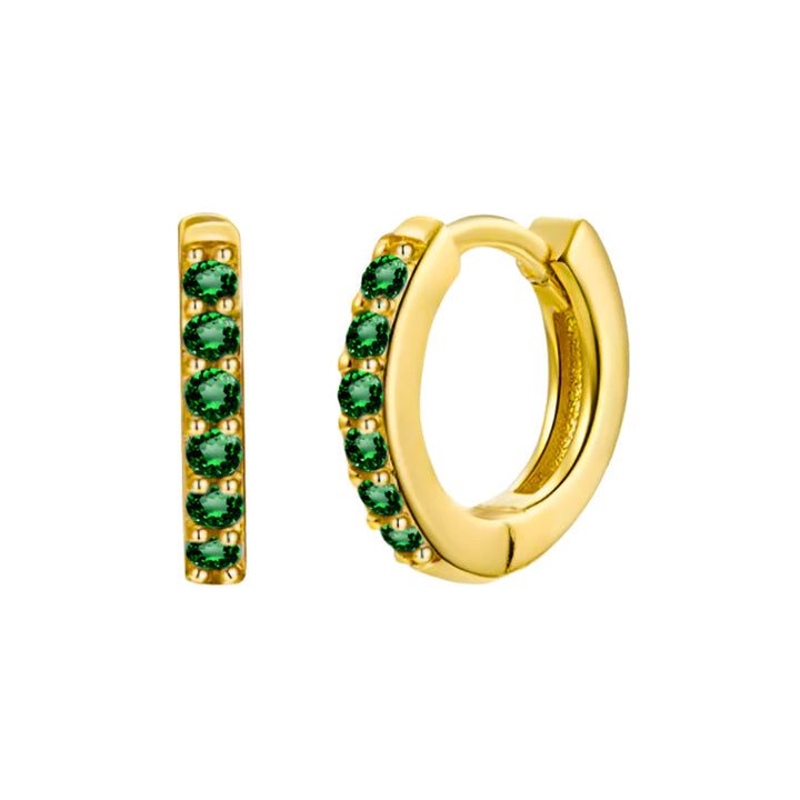 Elegant gold earrings with refined design