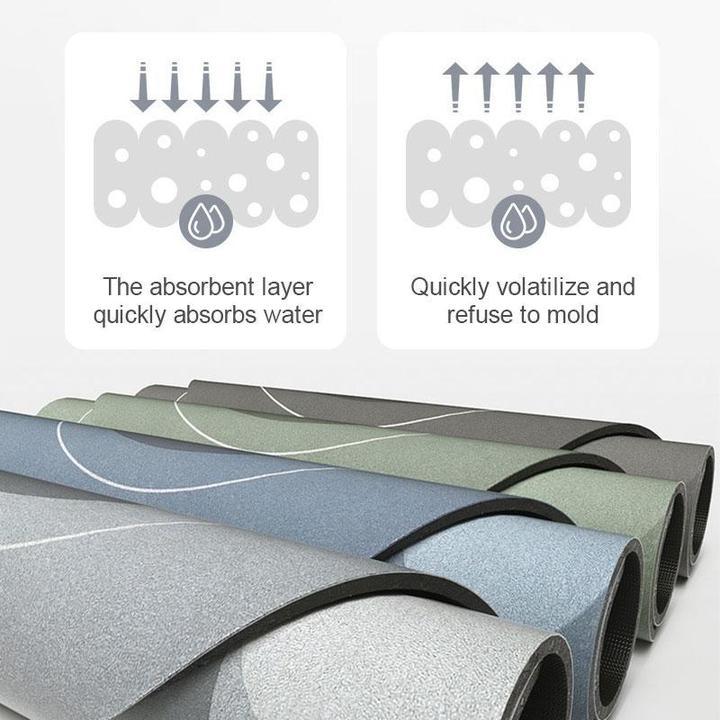 Quick-Drying Super Absorbent Bath Mat - AquaComfort