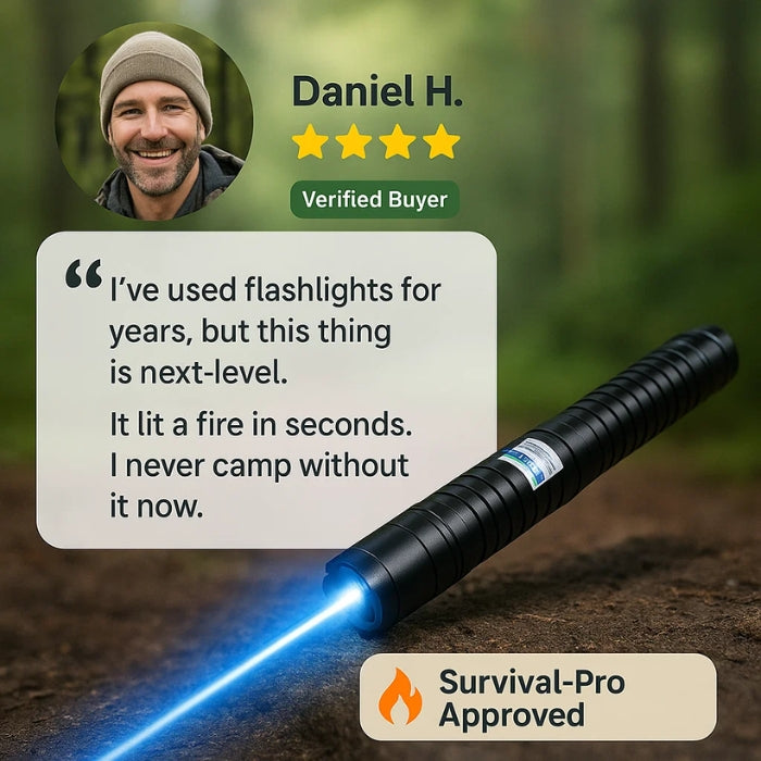 AeroForge Pro Laser Torch Provides Brilliant Waterproof Light for Outdoor Survival