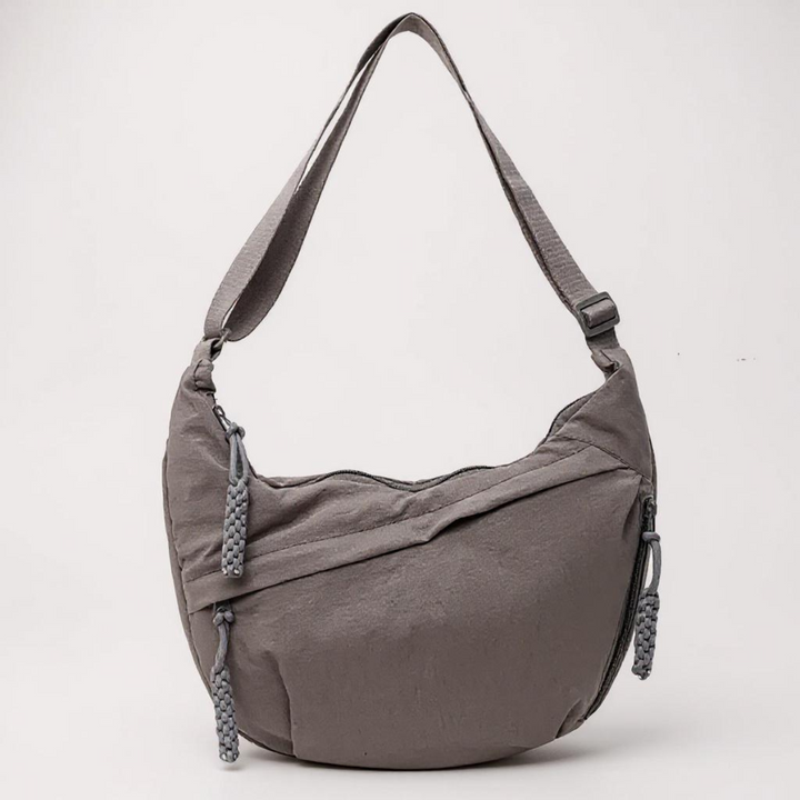 Crescent Shoulder Bag – sustainable nylon with adjustable strap