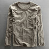 Vintage Cotton Long Sleeve with Crew Neck